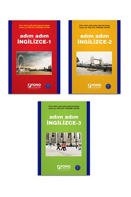 Adım Adım Ingilizce 3'lü Kitap Seti (SESLENDİRMELİ) ürün fotoğrafı