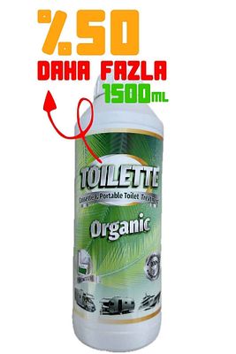 Karavan Tuvalet Kimyasalı Kasetli Ve Portatif Tuvalet Atık Parçalayıcı Koku Giderici 1500 ml ürün fotoğrafı