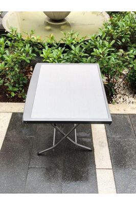 Arçelik Katlanır Balkon Ve Kamp Masası Antrasit Gri (60x60) ürün fotoğrafı