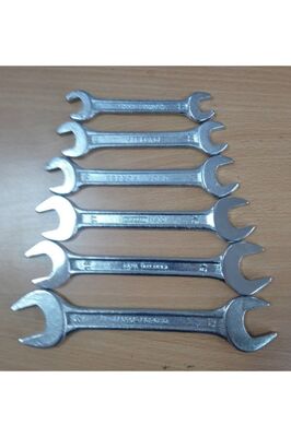 Iki Ağız Çelik Anahtar Takımı 6 Parça 6 Lı 10x11 -12x13-14x15-16x17-18x19-20x22 ürün fotoğrafı