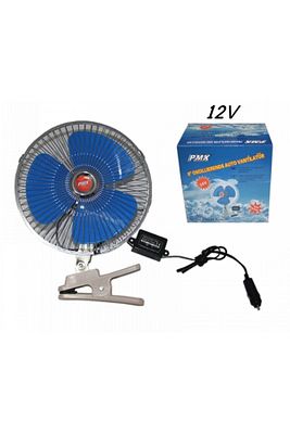 Araç Içi Vantilatör Serinletici 12 Volt 8 Inc Mandallı 12v Otomatik Döner Başlı ürün fotoğrafı