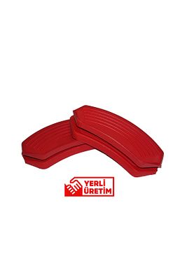 Silikon Tencere Tava Tutacağı Yanmaz Yapışmaz Tutamaç Set Kırmızı 9x4 Cm ( 1 Set 2 Adetten Oluşur ). ürün fotoğrafı