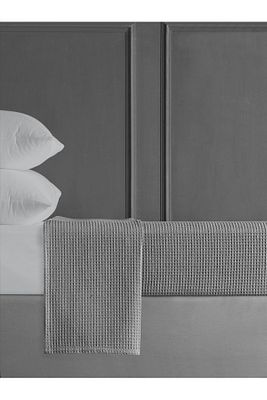 Tek Kişilik Pike, Waffle Petek Desenli, Mevsimlik Yatak Örtüsü 160x230cm ürün fotoğrafı