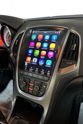 Opel Astra J Tesla Çerçeveli Android 12 Multimedya Carplay 4gb Ram 64gb Hdd Navigasyon Ekran ürün fotoğrafı
