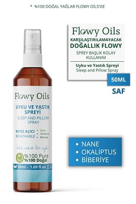 Nefes Açıcı Uyku Ve Yastık Spreyi Okaliptus, Nane, Biberiye Breathable Sleep And Pıllow Spray 50 ml ürün fotoğrafı