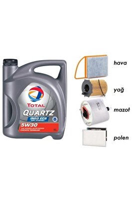 5w30 Partikül Yağ + Filtre Ful Set Peugeot 301 1.6 Dizel ürün fotoğrafı