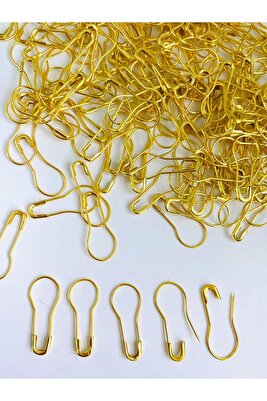 50 ADET AMPUL FORMUNDA ALTIN RENGİ ÇATAL İĞNE ürün fotoğrafı