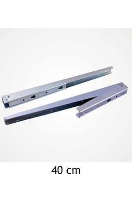 Katlanabilir L Masa Konsolu 40 Cm Metal / 2'li Paket - Raf Altı - Tek Ebat ürün fotoğrafı
