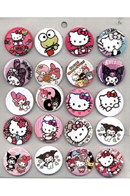20 Adet Hello Kitty Rozeti ürün fotoğrafı