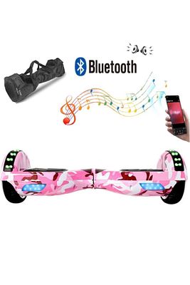 Elektrikli Kaykay Full Ledli Hoverboard Bluetooth Hoparlörlü 6.5 Inch D05 ürün fotoğrafı