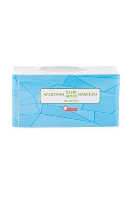 Otokopili 2 Nüsha Dar Apartman Gelir-gider Makbuzu 9,5x18,5 Cm. (10 LU PAKET) ürün fotoğrafı