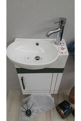 Mini Wc Banyo Dolabı Lavabolu ürün fotoğrafı