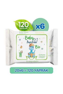 Bio Hassas Seyahat Bebek Islak Mendil 20x6 120 Yaprak ürün fotoğrafı