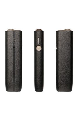 Pc + Pu Deri Malzeme Sert Çanta Iqos Için Iluma Bir Durumda Kapak Koruma Kılıfı Siyah ürün fotoğrafı