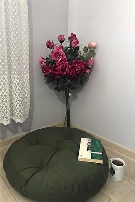 Makrome Salıncak Yer Minder Puf 70x70 ürün fotoğrafı