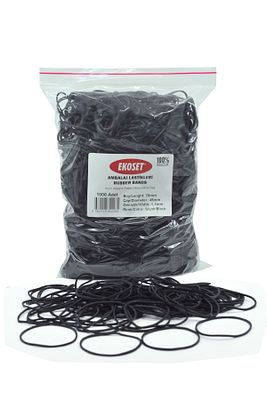 Siyah Paket Ambalaj Toka Para Lastiği 1000 Adet 70mm ürün fotoğrafı
