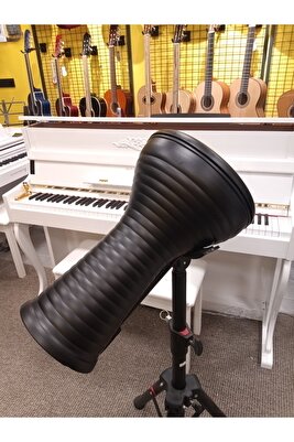 DARBUKA DÖKÜM KALİTELİ SİYAH MAT - AKORT AYARLI ( Taşıma Çantası+Darbuka Metodu) ürün fotoğrafı