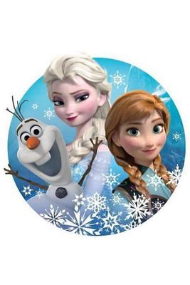 For Elsa Resimli Özel Yuvarlak Ve Kare Şekerli Kağıt Yenilebilir Kağıt Üzerine Resimli Pasta Baskısı ürün fotoğrafı