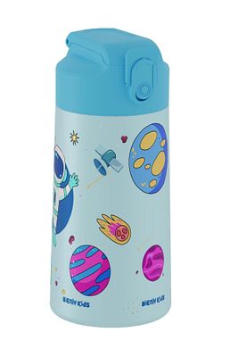 BuddyCone ÇOCUK MATARA ve SULUK 500 ML.304 PASLANMAZ ÇELİK, SIZDIRMAZ, PİPETLİ SİLİKON AĞIZLIKLI KAP ürün fotoğrafı