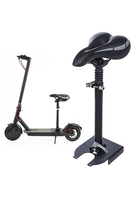 Elektrikli Scooter Koltuğu Katlanır Suspansiyonlu Sele Siyah Koltuk ürün fotoğrafı