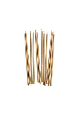20 Cm Gold Pasta Mumu 6 Li Pasta Mumu ürün fotoğrafı