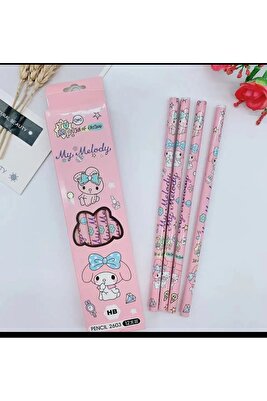 Kawaii Sanrio Melody Kurşun Kalem Seti ürün fotoğrafı