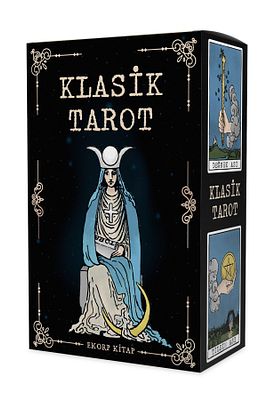 Klasik Tarot Takımı - 78 Kart Ve Rehber Kitap 2021 Orijinal Evrensel Baskı Oval Kenarlar ürün fotoğrafı