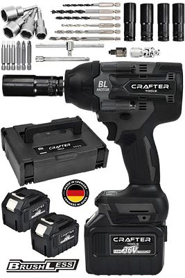Germany 800Nm 36Volt 5Ah Akülü Torklu Somun Sıkma Bijon Sökme Kömürsüz Matkap 15 Pilli Batarya ürün fotoğrafı
