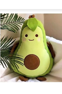 Sevimli Avokado Peluş Yastık & Uyku Arkadaşı & Oyuncak & Hediyelik 35 Cm ürün fotoğrafı