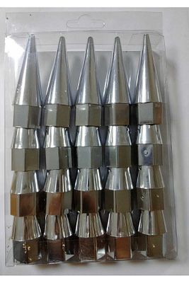 Sivri Mermi Bijon Kapağı Sökme Krom 17mm ürün fotoğrafı