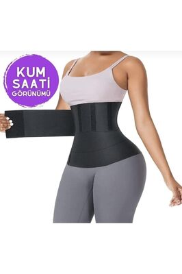 Waist Trainer Inceltici Zayıflatıcı Bele Dolamalı Kum Saati 4m Sarma Bel Korsesi ürün fotoğrafı