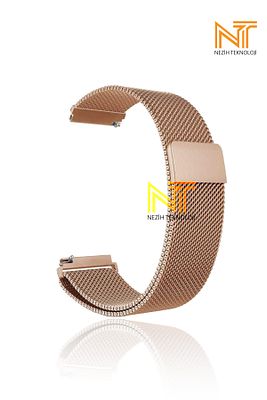 Huawei Watch Gt2 Gt3 42mm Uyumlu 20mm Örgü Metal Hasır Kordon ürün fotoğrafı