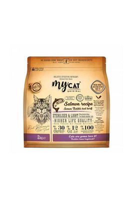 Mycat Original Tahılsız Kısırlaştırılmış Somonlu Kedi Maması 2 Kg ürün fotoğrafı