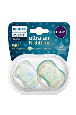 Ultra Air Night Karanlıkta Parlar Gece Emziği 0-6 ay Erkek SCF376/18 ürün fotoğrafı