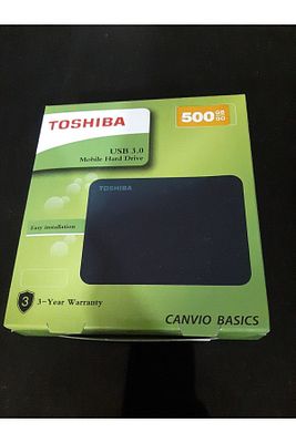 Toshıba 500 Gb Taşınabilir Harici Hdd Harddisk ürün fotoğrafı