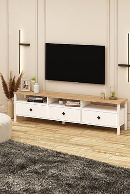Remy Tv Ünitesi 180 Sepet-beyaz Alt Modül ürün fotoğrafı