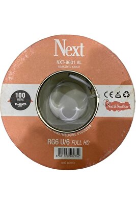 NXT-9601 Rg6 U/6 Anten Kablosu 100 Metre ürün fotoğrafı
