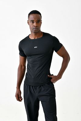 Erkek Compression T-Shirt Kısa Kollu Spor Fitness Body ürün fotoğrafı