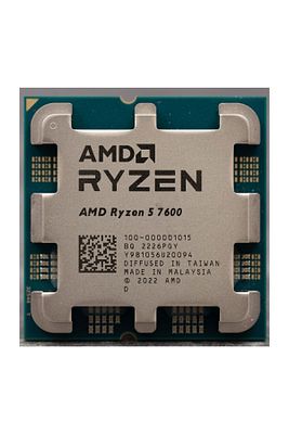 Ryzen 5 7600 3.8GHz (Turbo 5.1GHz) 6 Core 12 Threads 32MB Cache AM5 İşlemci - Tray ürün fotoğrafı