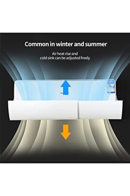 Klima Hava Yönlendirici Rüzgar Kalkanı Deflektör Hava Perdesi Klima Çarpmasi Önleyici ürün fotoğrafı