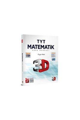 3D Yayınları 2025 TYT Matematik 3D Soru Bankası 3D Süper Fiyat Ayraç Hediyeli ürün fotoğrafı