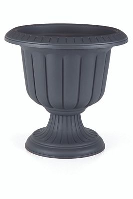 Kapıönü Saksısı 9,8 Litre - Dekoratif Saksı -büyük Boy Siyah Saksı ürün fotoğrafı