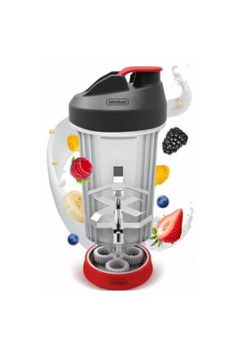 3 Bıçaklı Shaker Sporcu Içeceği Karıştırıcı Pilsiz Çalışan Pratik El Blenderı Manuel Kullanım ürün fotoğrafı
