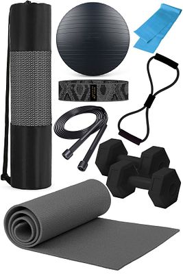 9 Parça Pilates Seti Taşıma Çantası Ve Tüm Pilates Malzemeleri Ekonomik Set Yeni Sezon ürün fotoğrafı