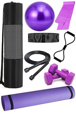 9 Parça Pilates Seti Taşıma Çantası Ve Tüm Pilates Malzemeleri Ekonomik Set Yeni Sezon ürün fotoğrafı
