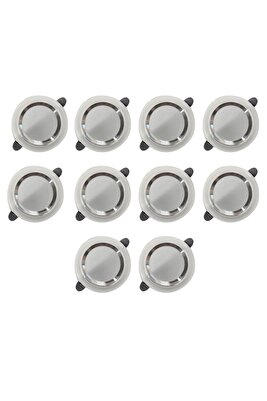 Cata 10 Adet 6w Led Spot 3 Renk Işık Krom Kasa ürün fotoğrafı