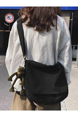 Harajuku Iç Hacmi Büyük Postacı Çantası ürün fotoğrafı