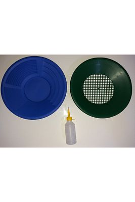 Gold Pan Altın Eleme Tavası (pan Üstü Elek-altın Vakum Pompası Ve Mavi Pan Kargo Yapılır) ürün fotoğrafı