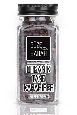 Organik Tane Karabiber 60 Gr ürün fotoğrafı