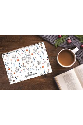 Haftalık Planlayıcı 13,5 X 19,5 Cm Weekly Planner Flower Defter ürün fotoğrafı